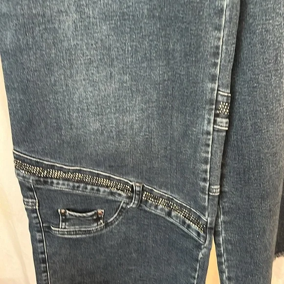 Zane’s Jean Pants L NWT Elastic Waist - Picture 3 of 15
